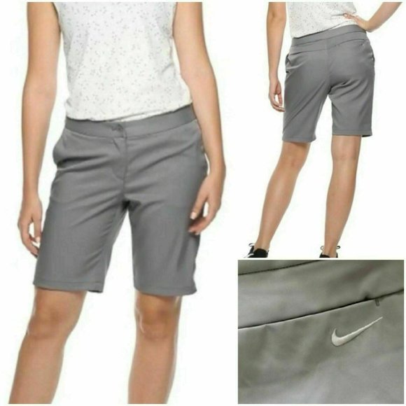 NWT NIKE Women's Dry Fit Flex Woven 10" Golf Shorts 6 - Picture 1 of 1